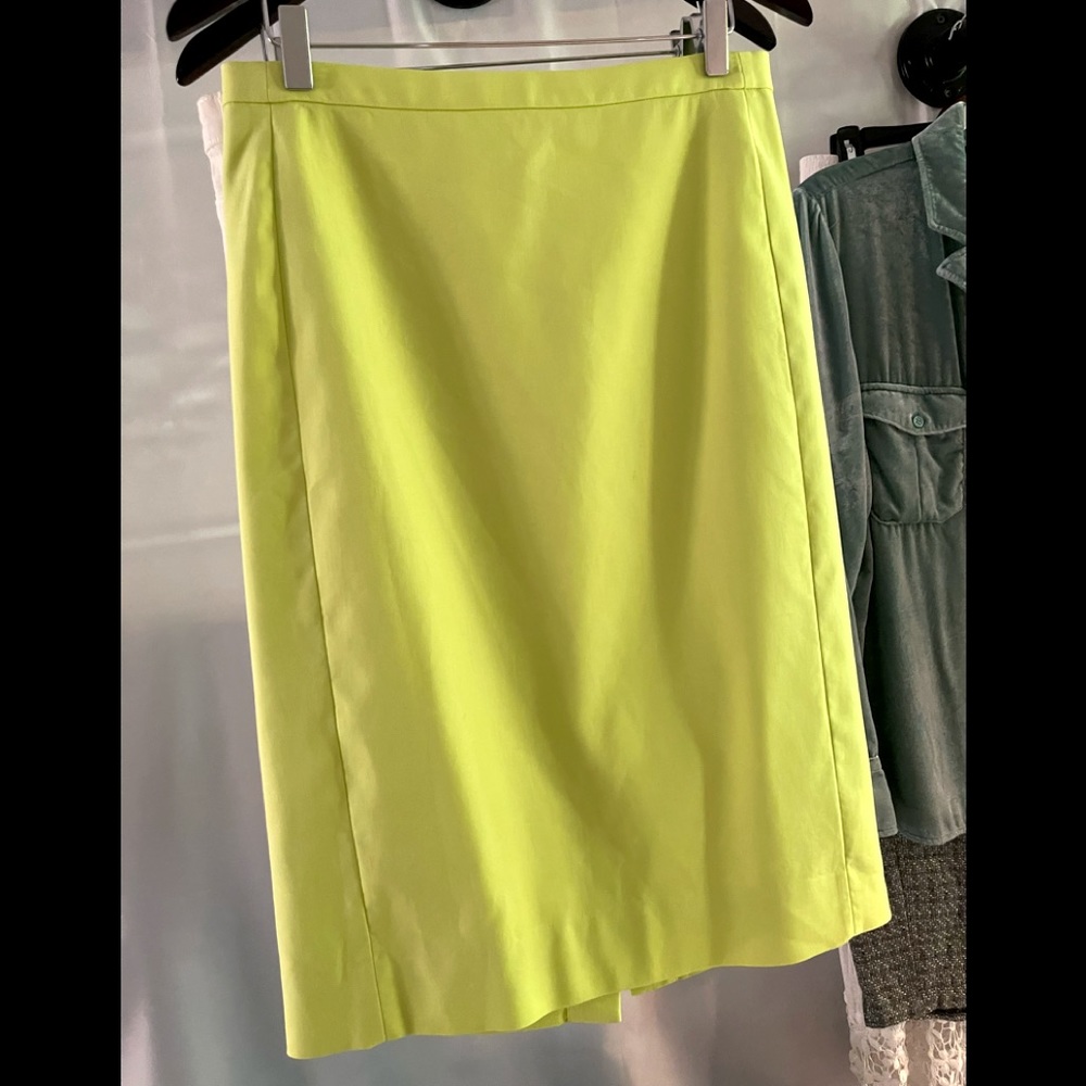 Jcrew No 2 Pencil Skirt in Kiwi